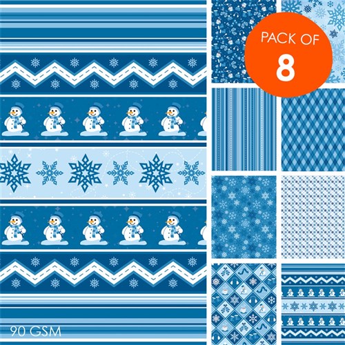 Winter Craft Paper - Pack of 8