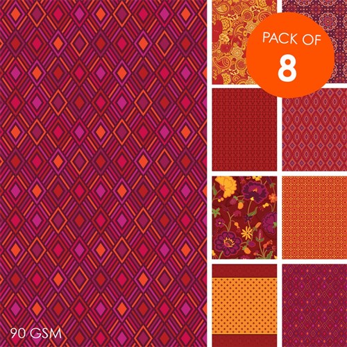 Indian Craft Paper - Pack of 8