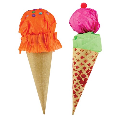 Papier Mache Cones - Pack of 5