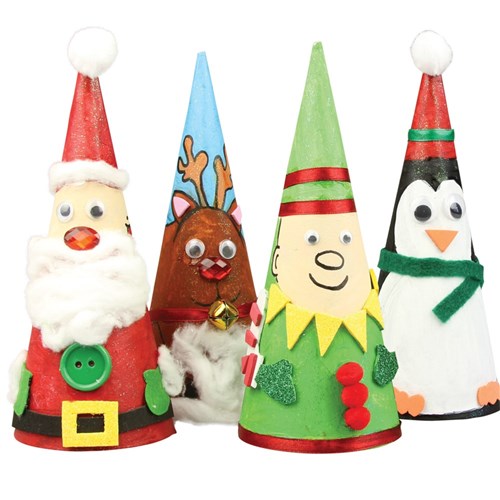 Papier Mache Cones - Pack of 5