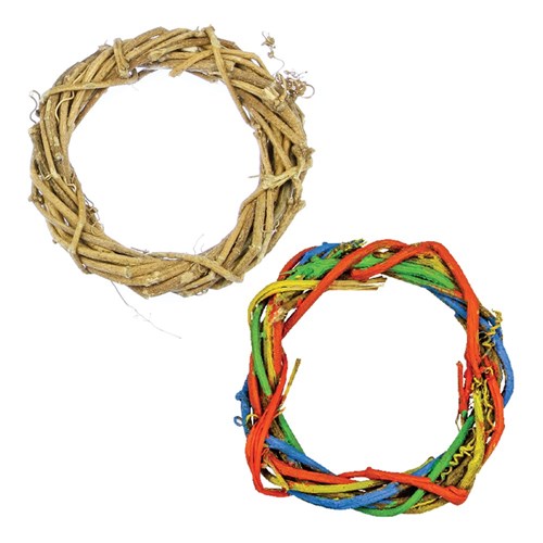 Small Rattan Vine Wreaths - Pack of 4