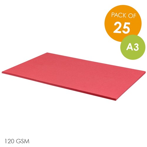 CleverPatch Cover Paper - Red - A3 - Pack of 25