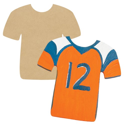 Wooden Jersey Shapes - Pack of 20