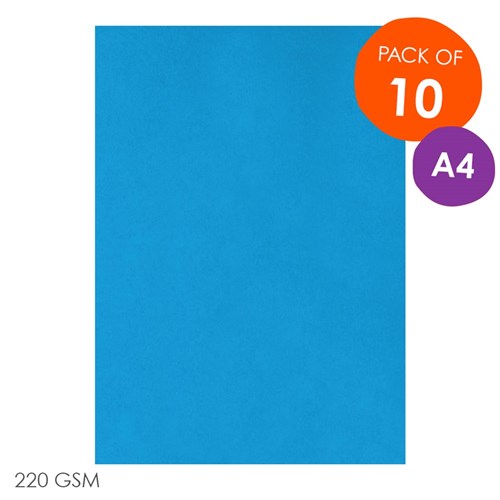 CleverPatch Cardboard - Blue - A4 - Pack of 10