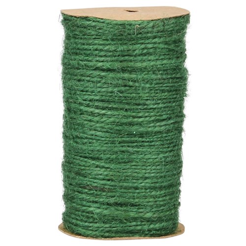 Hemp Rope - Green - 50 Metres