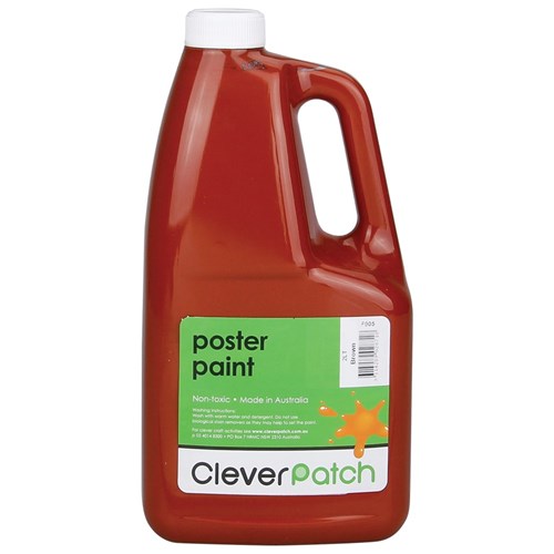 CleverPatch Poster Paint - Brown - 2 Litre