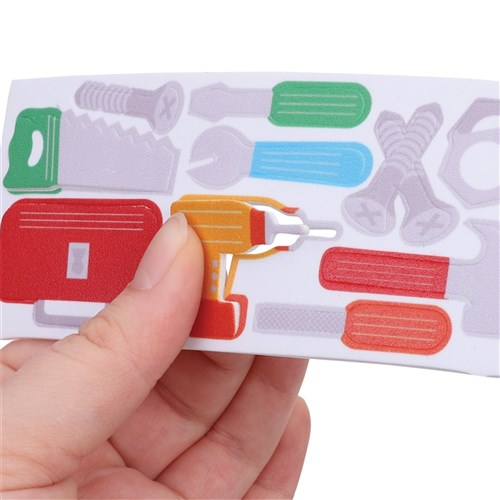 Foam Tool Stickers - Pack of 120