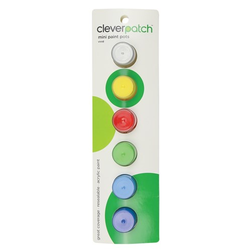 CleverPatch Mini Acrylic Paint Tubs - Vivid