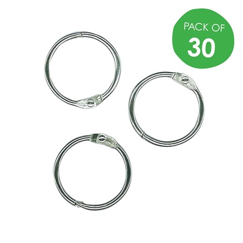 Book Rings - Pack of 30