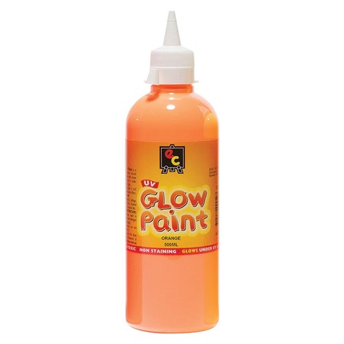 Download EC UV Glow Paint - Orange - 500ml | Fluorescent Paint ...