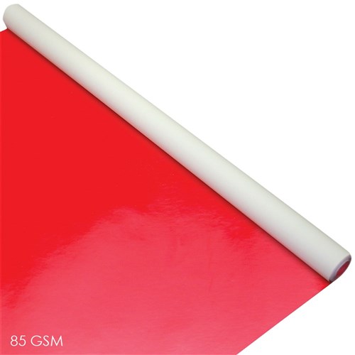 Display Paper Roll - Gloss - Red - 10 Metres