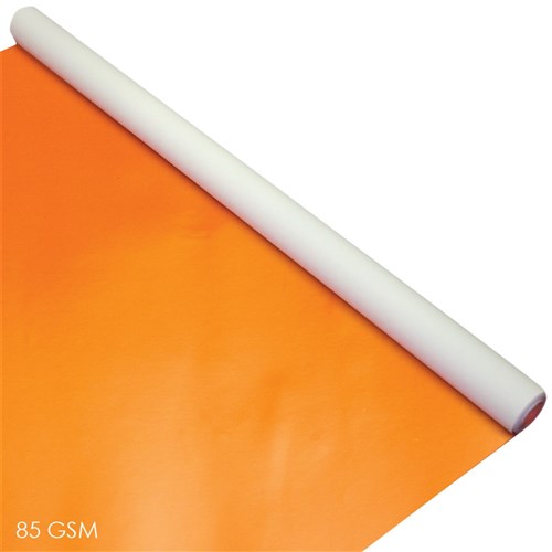 Display Poster Roll - Gloss - Orange - 10 Metres