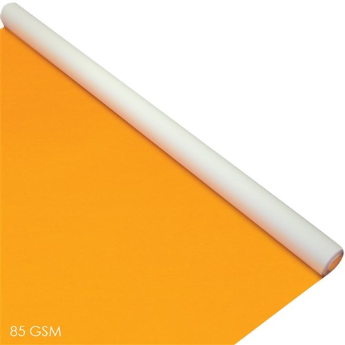 Display Poster Roll - Fluorescent - Orange - 10 Metres