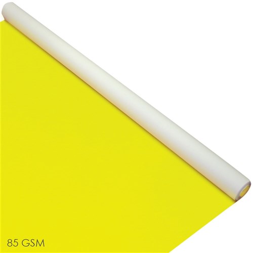 Display Poster Roll - Fluorescent - Yellow - 10 Metres