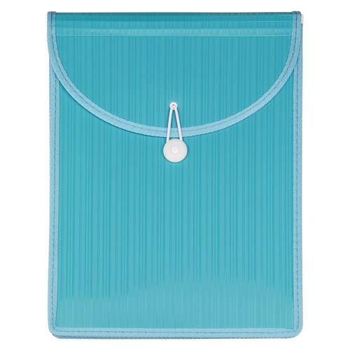 Top Load Attache File - Aqua Blue - Each