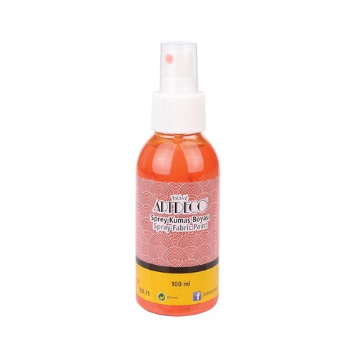 ARTDECO Spray Fabric Paint - Orange - 100ml