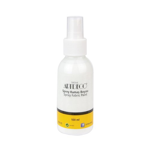 ARTDECO Spray Fabric Paint - White - 100ml