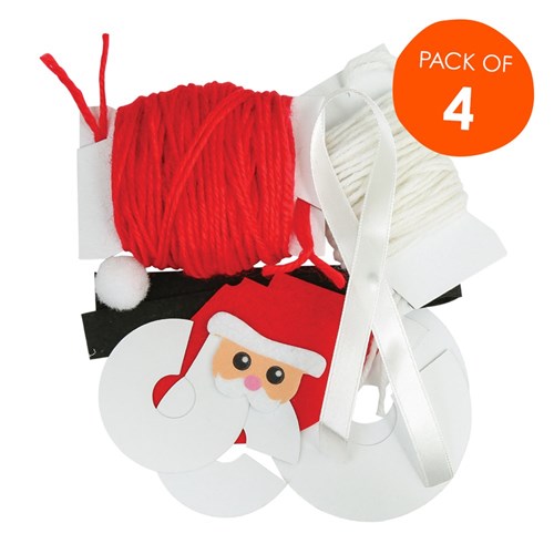 Christmas Pom Pom Character Kit - Pack of 4