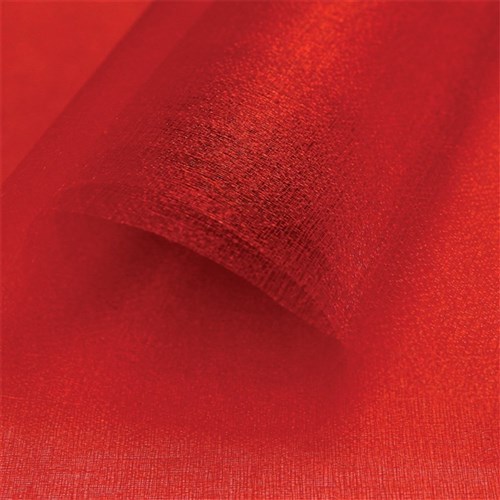 Organza Roll - Red - 70 Metres