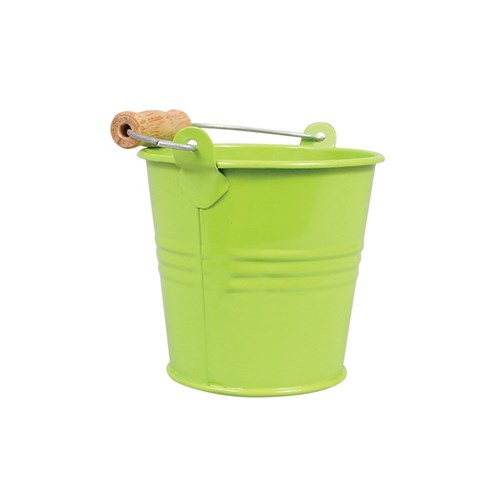 Tin Bucket - Small - Lime Green