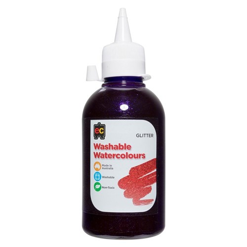 EC Glitter Liquid Watercolour - Purple - 250ml