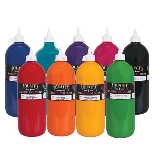 Fabric Colours - Tie Dye - Set of 9 Colours - 1 Litre