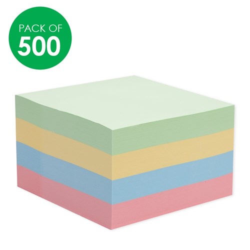 Sticky Notes - Pastel - Pack of 500