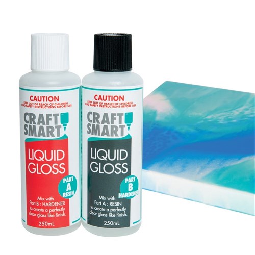 Craftsmart Liquid Gloss - 2 x 250ml Pack