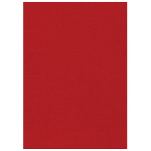 Soft Felt Sheets - Red - Pack of 10