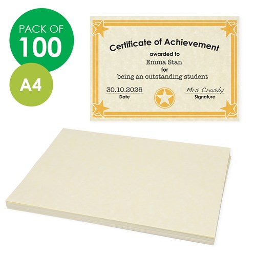 Parchment Paper - A4 - Pack of 100