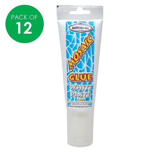 Mosaic Adhesive - White - 120g - Pack of 12