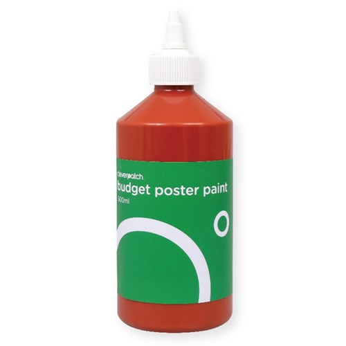 CleverPatch Budget Poster Paint - Sienna - 500ml