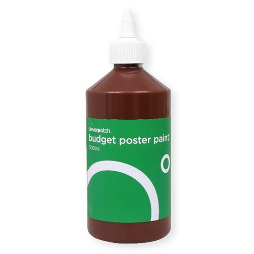 CleverPatch Budget Poster Paint - Umber - 500ml