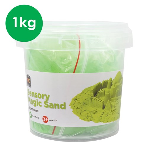 EC Sensory Magic Sand - Green - 1kg Tub