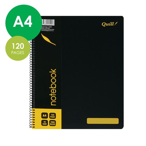 Quill Notebook - A4 - 120 Pages