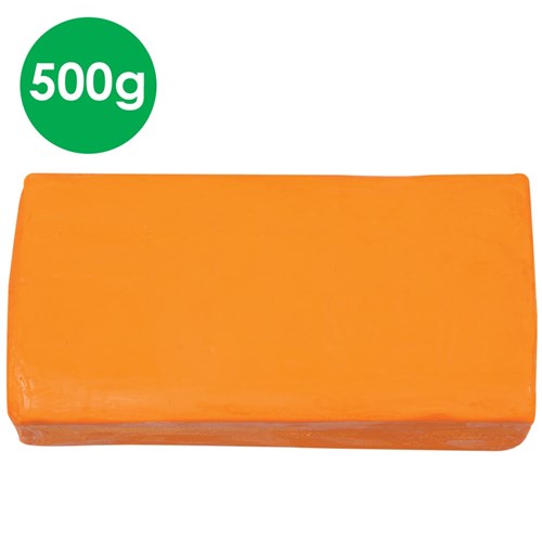 CleverPatch Modelling Clay - Orange - 500g Pack
