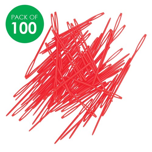 Plastic Safety Needles - Pack of 100