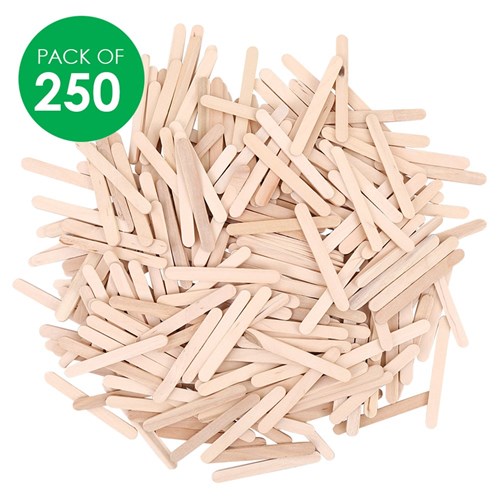 Mini Popsticks - Natural - Pack of 250