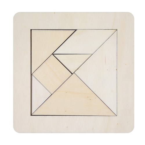 Wooden Tangram Puzzle - Each