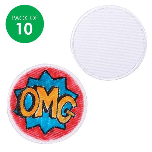 Design Your Own Iron On Patches - Pack of 10