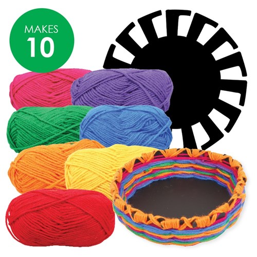 Plastic Weaving Baskets Kit - Makes 10