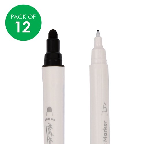 Mont Marte Dual Tip Dot Markers - Pack of 12