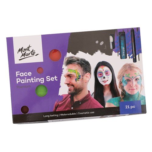 Mont Marte Face Painting Set - Pack of 21