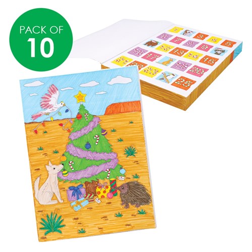 Decorate Your Own Advent Calendars - Pack of 10