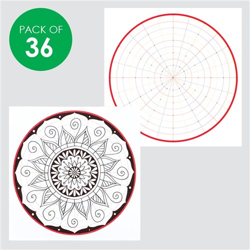 Make-A-Mandala Paper - Pack of 36