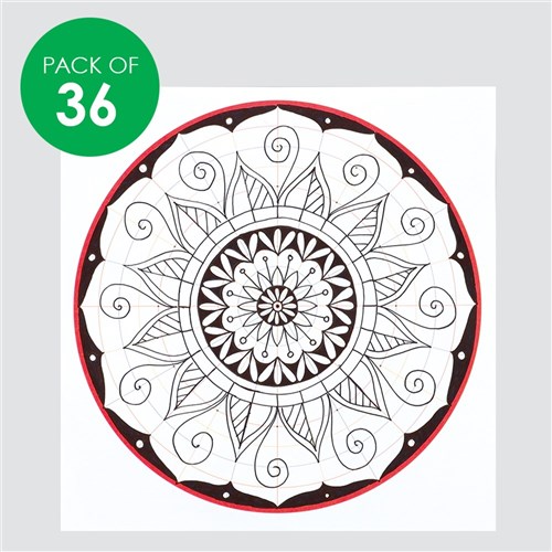 Make-A-Mandala Paper - Pack of 36