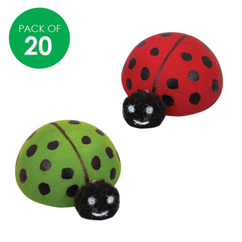 Wooden Half Spheres - Pack of 20