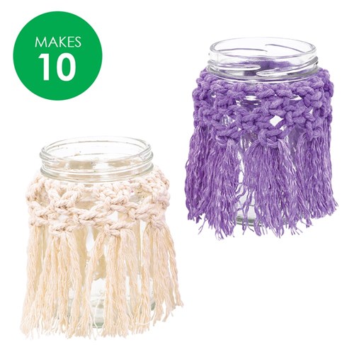 Macrame Jars Group Pack