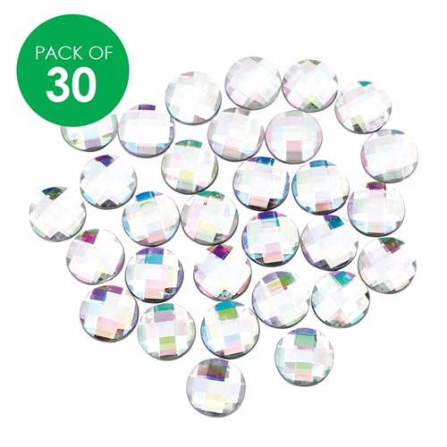 Round Rhinestones - Pack of 30