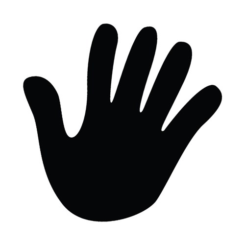 Scratch Board Shapes - Hands - Pack of 20